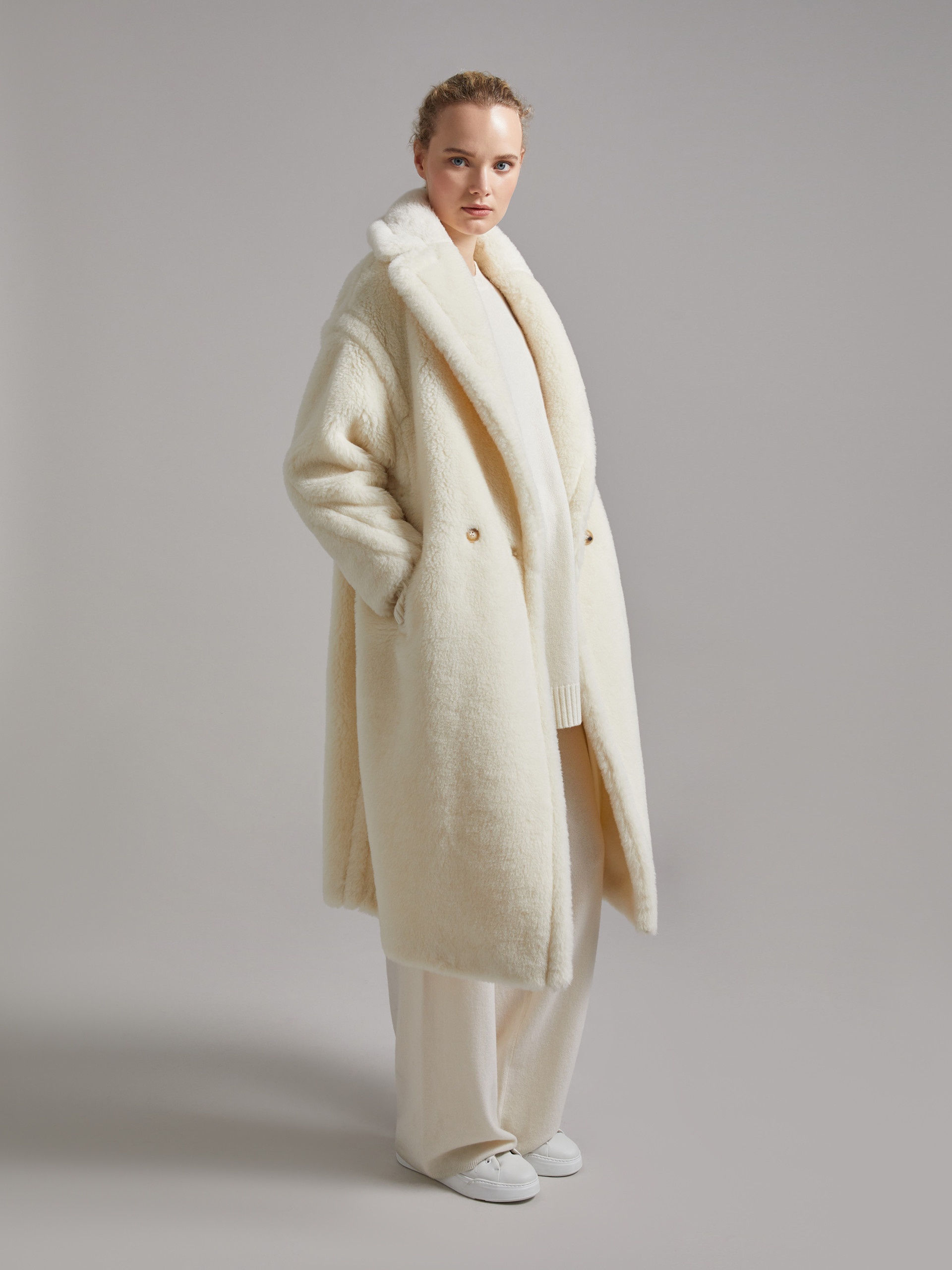 Tedgirl alpaca-blend coat