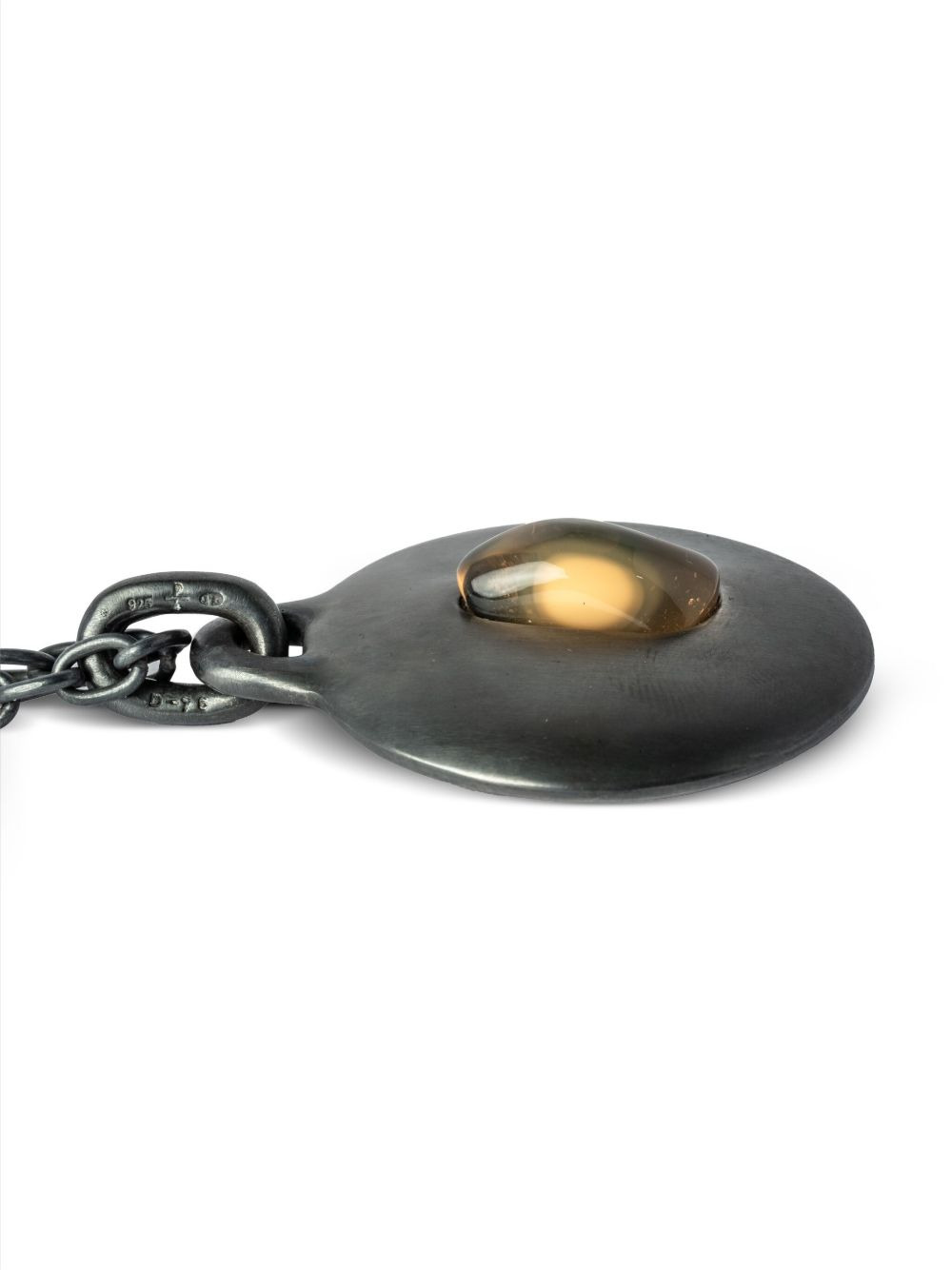 Disk pendant necklace - 2