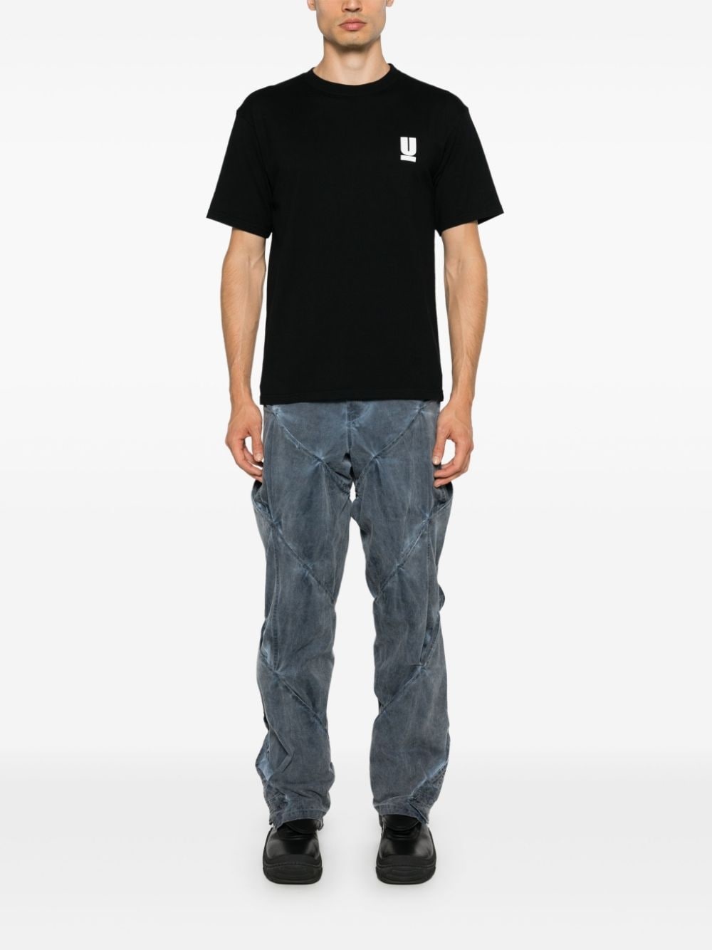 logo-print cotton T-shirt - 2