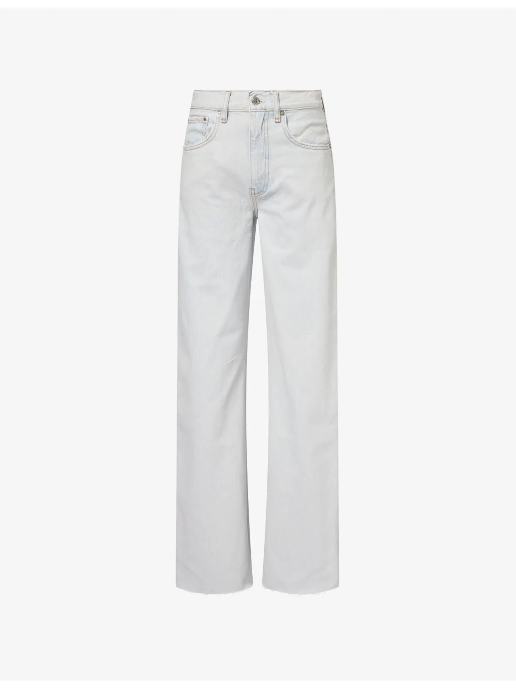 Lewis Wide-Leg High-Rise Denim Jeans - 1