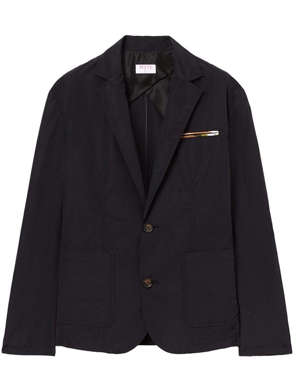 single-breasted tailored blazer - 1