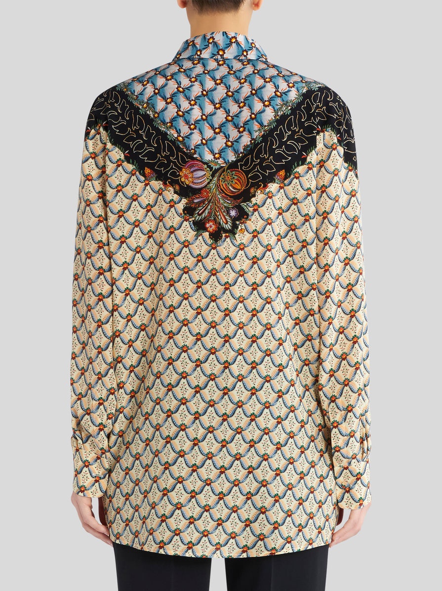 BOYFIT FLORAL SHIRT WITH EDGING - 4