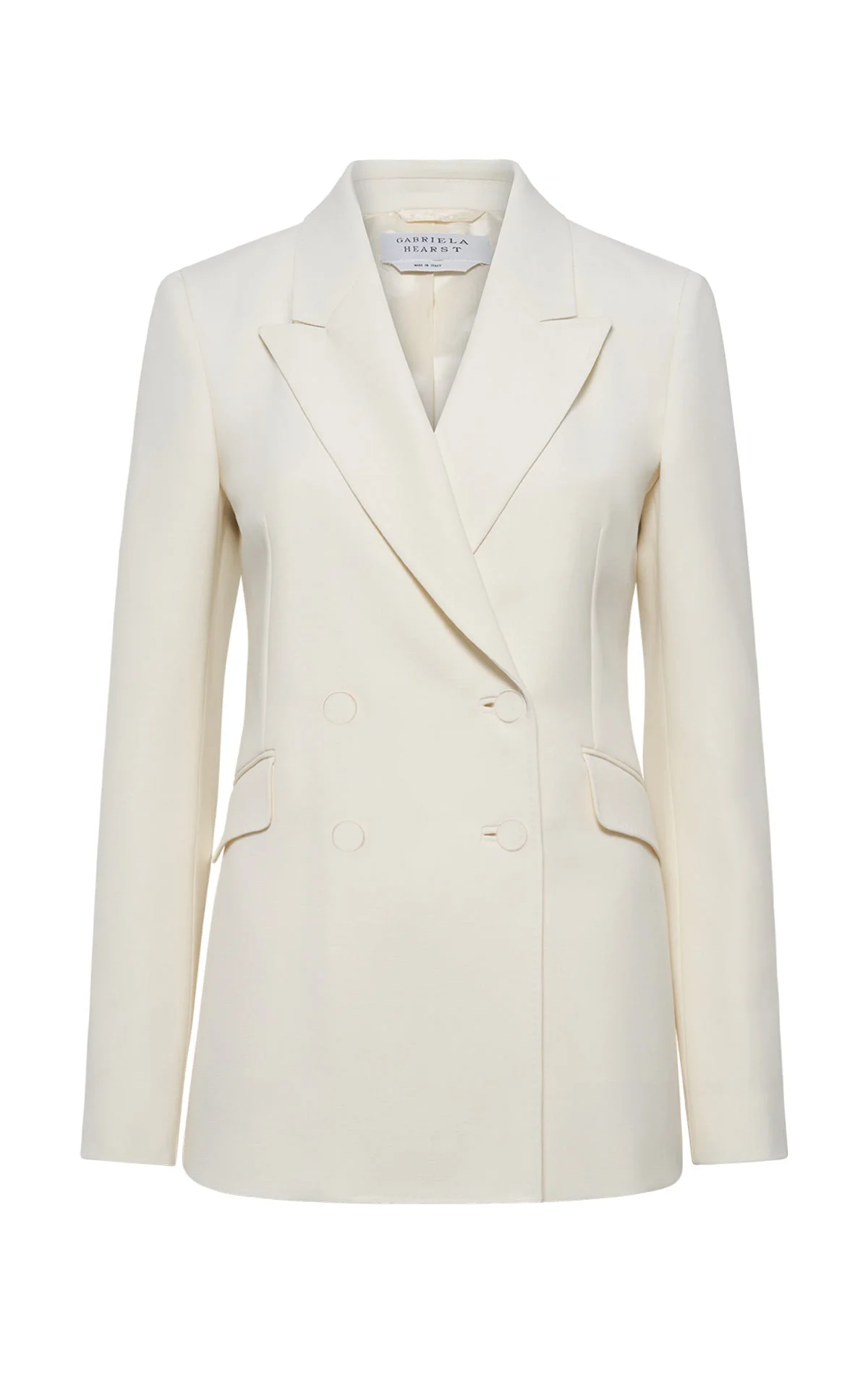 Angela Blazer in Ivory Wool - 1