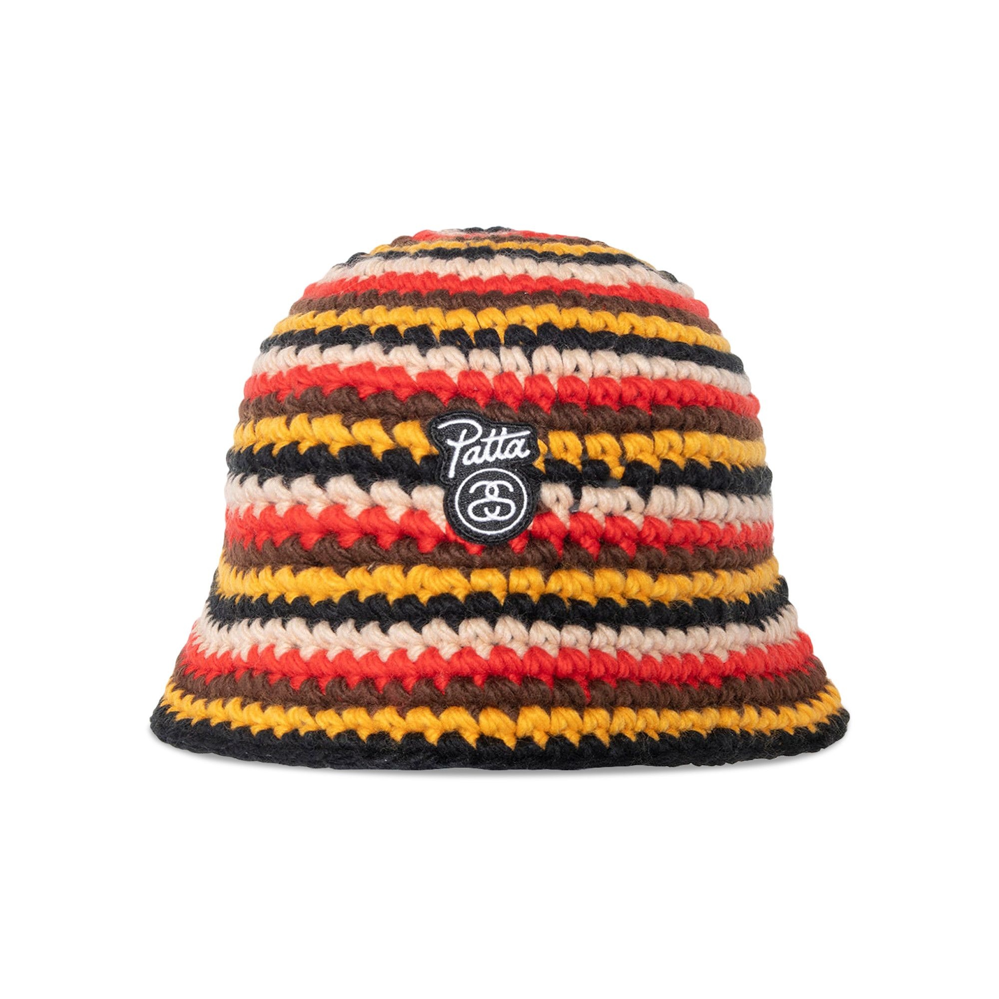 Stussy x Patta Striped Knit Bucket Hat 'Multicolor' - 1