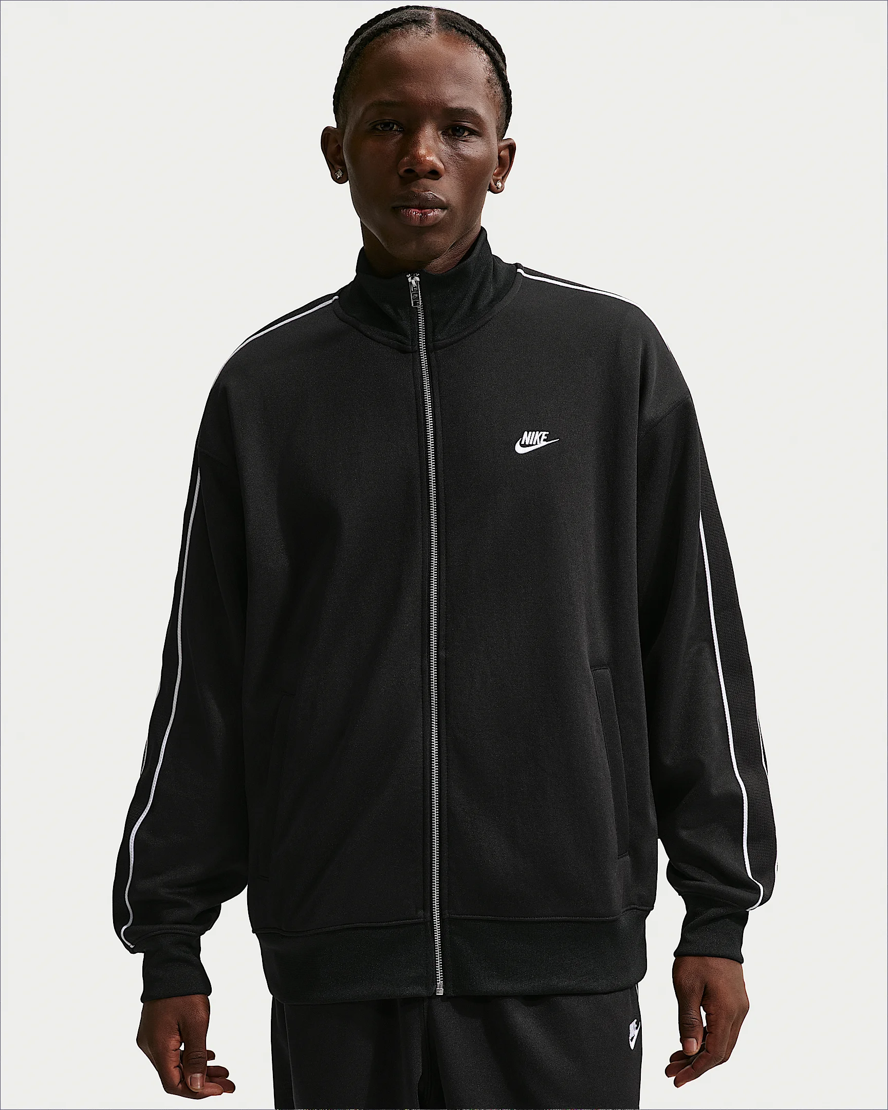 Nike Sportswear Club Men's Oversized Knit Track Jacket - 1