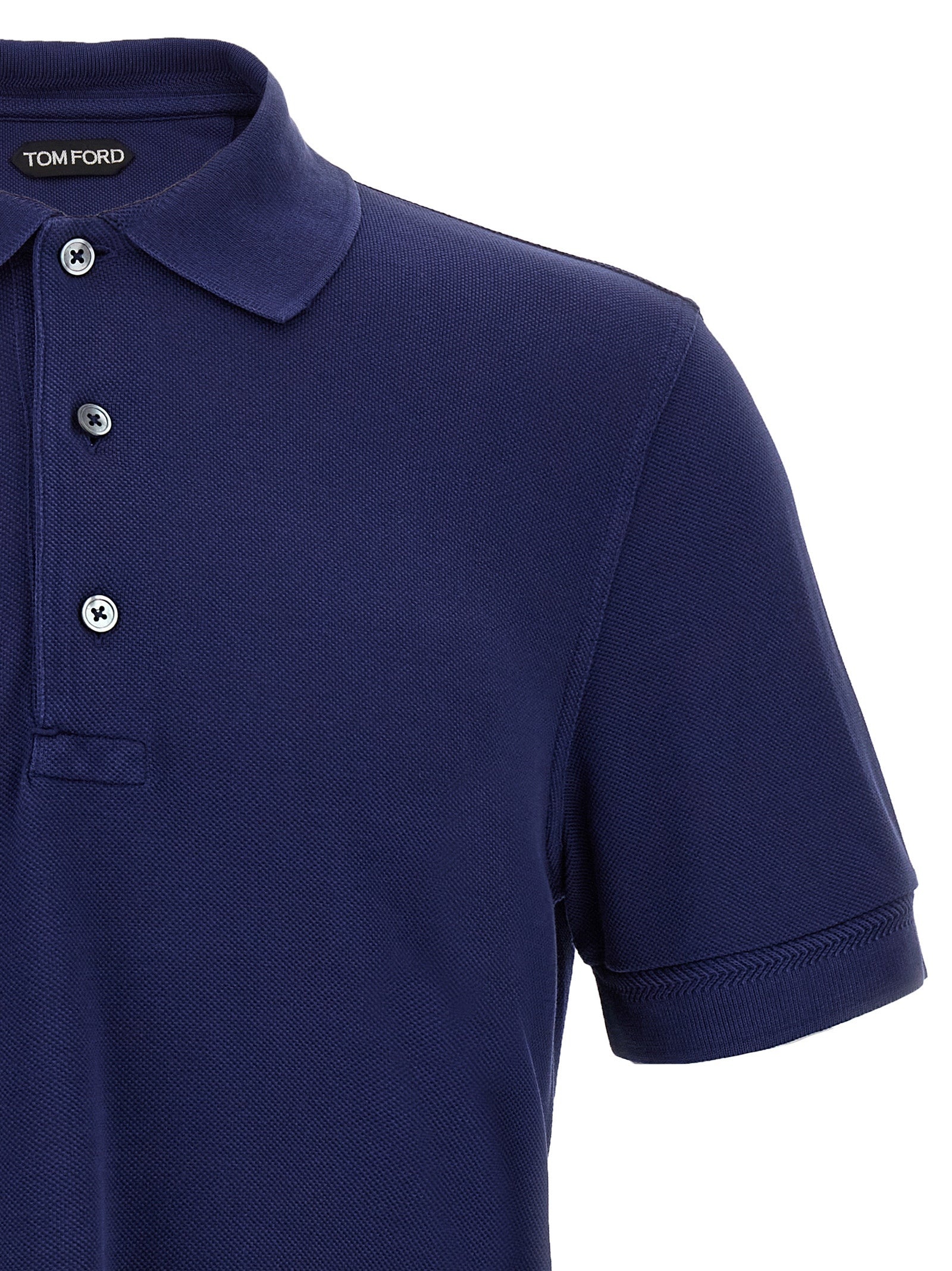 Piqué Shirt Polo Blue - 3