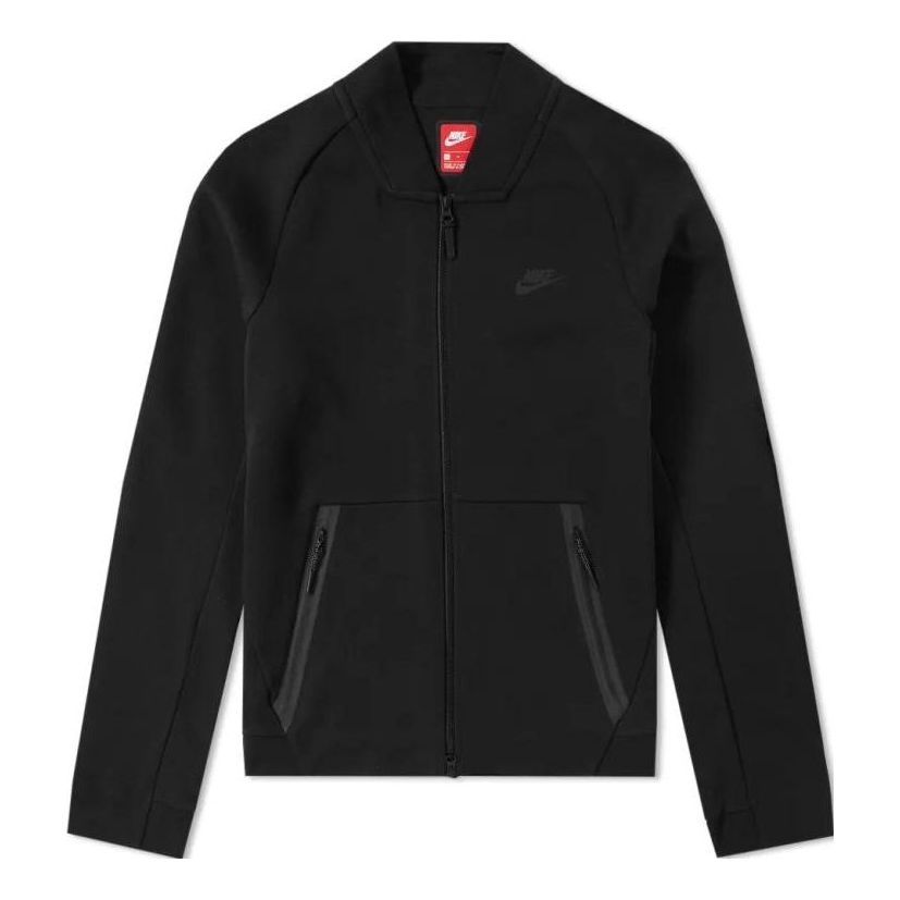 Nike Tech Fleece Varsity Jacket 'Black' 886617-011 - 1