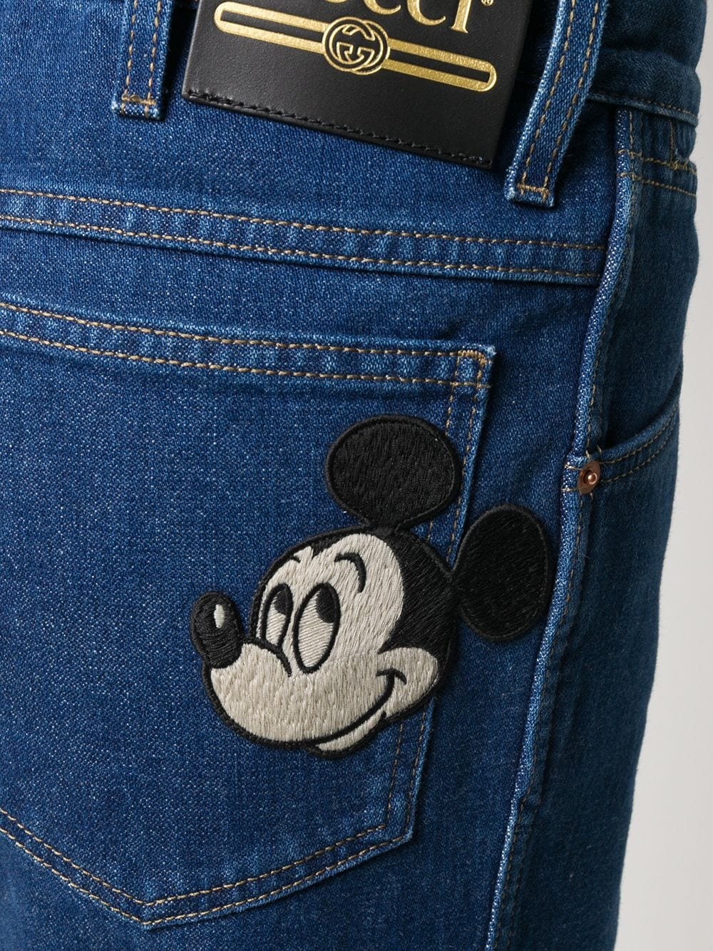 x Disney Mickey Mouse straight-leg jeans - 5