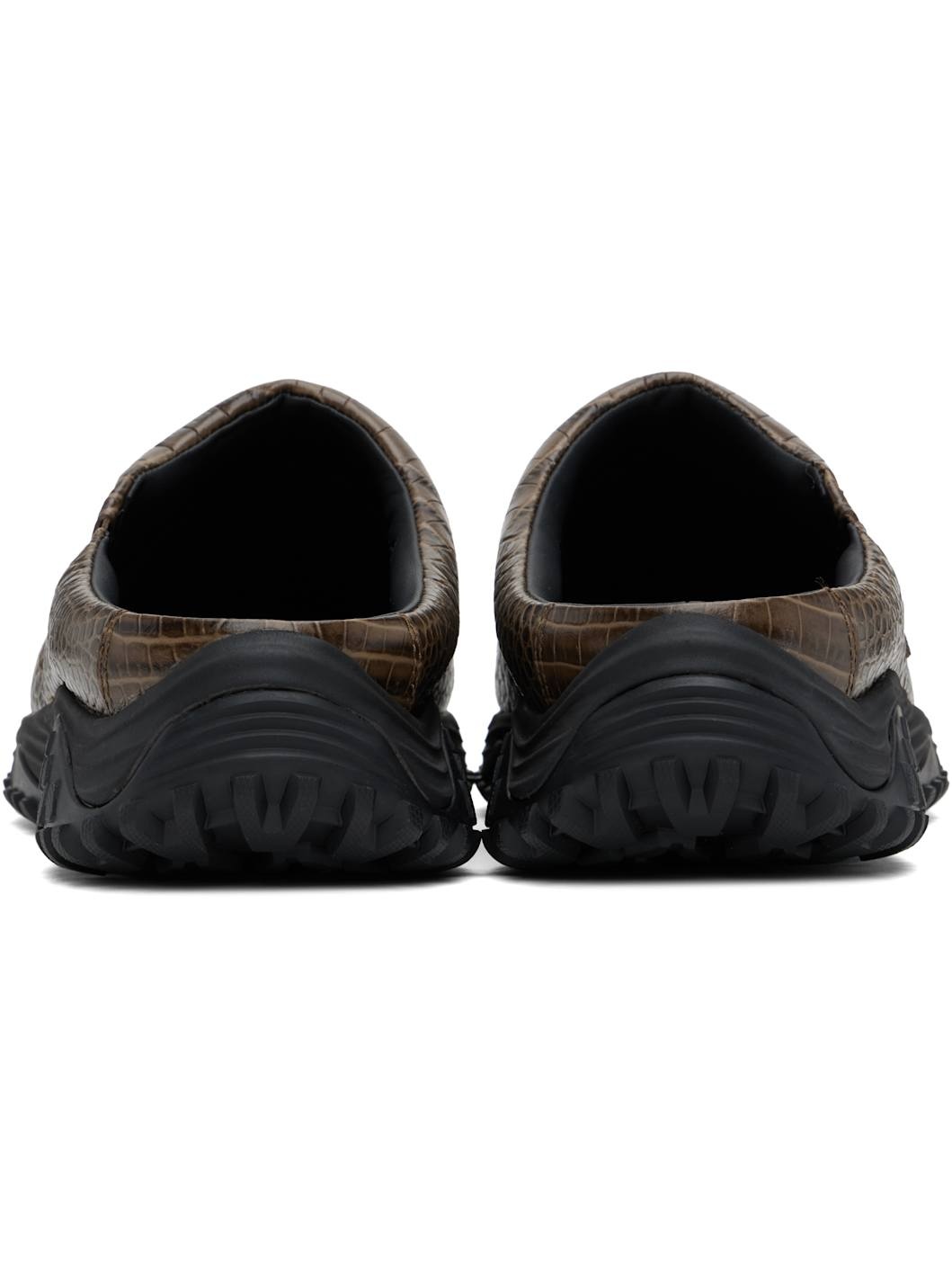 Brown Clarks Edition Clog Slip-on Loafers - 3