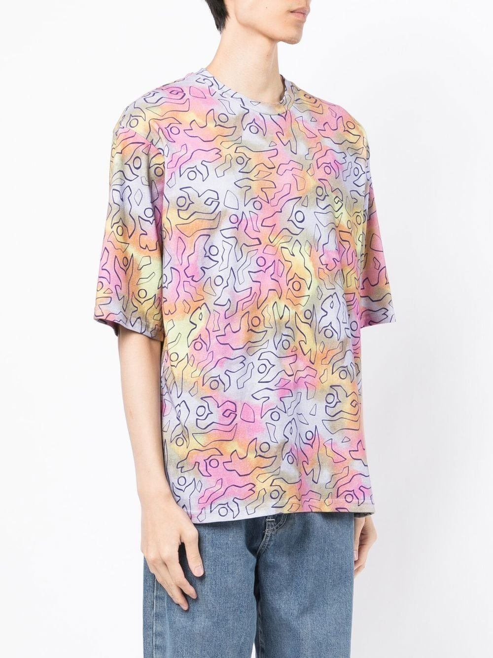 tie-dye cotton T-shirt - 3