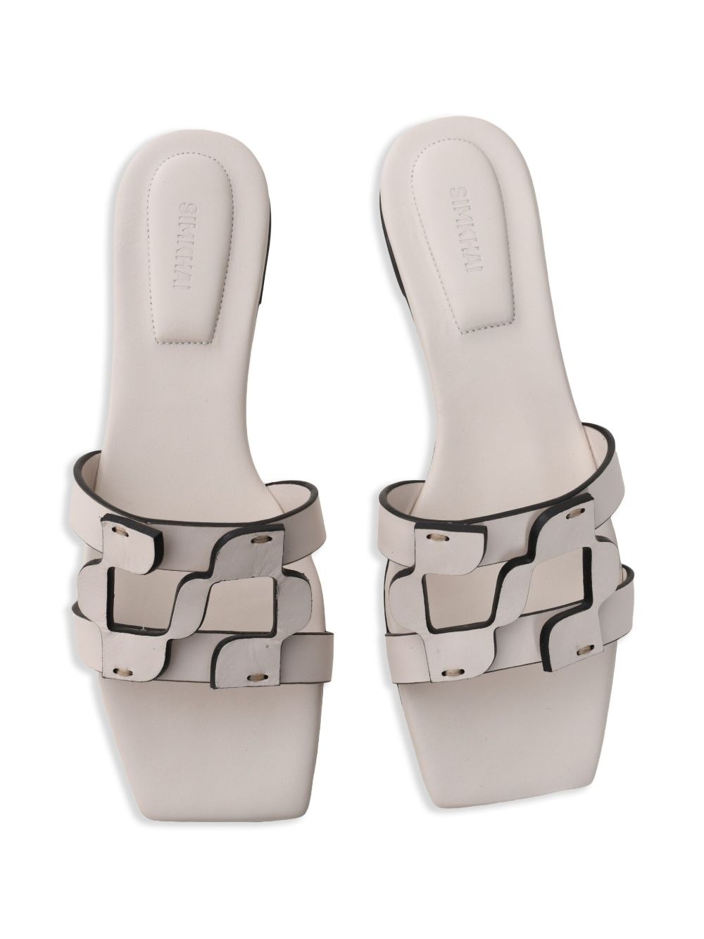leather slides - 4