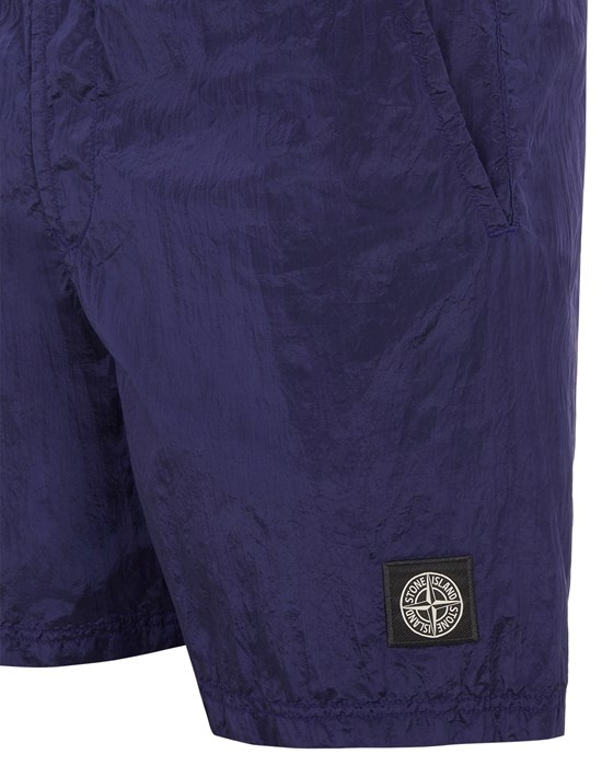 B0943 NYLON METAL IN ECONYL® REGENERATED NYLON_GARMENT DYED ROYAL BLUE - 3