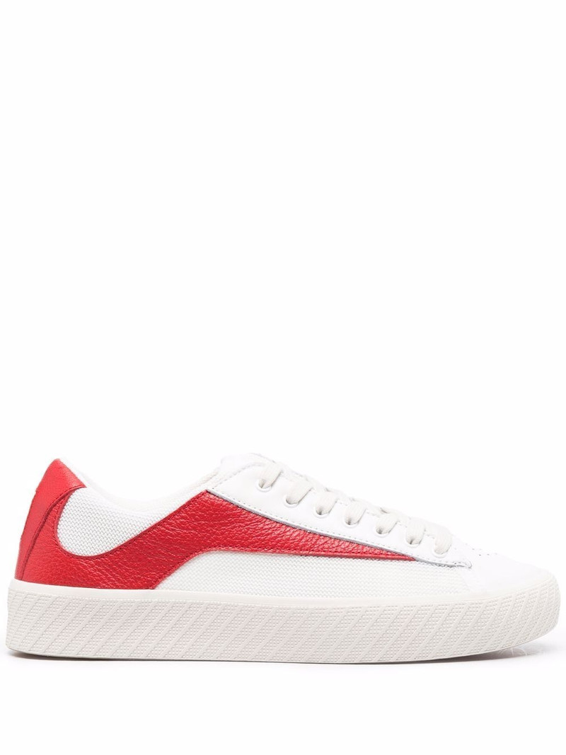 contrasting-panel sneakers 1