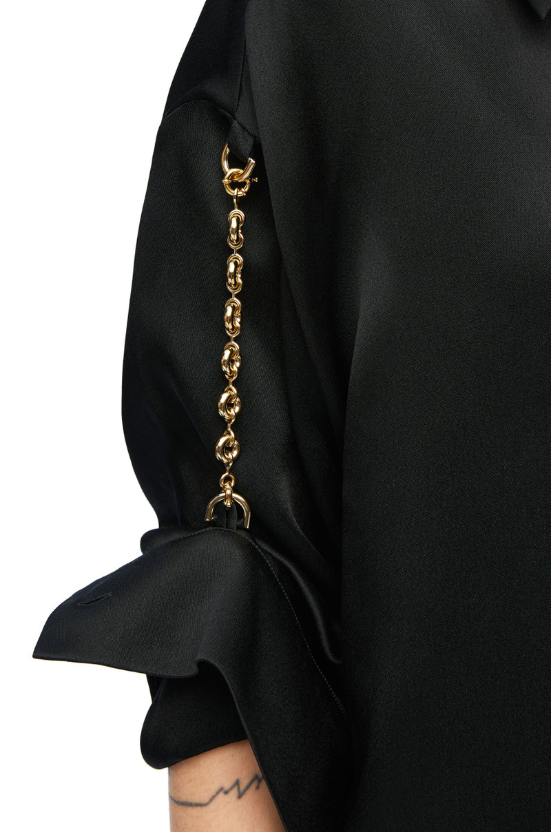 Chain shirt in silk 5