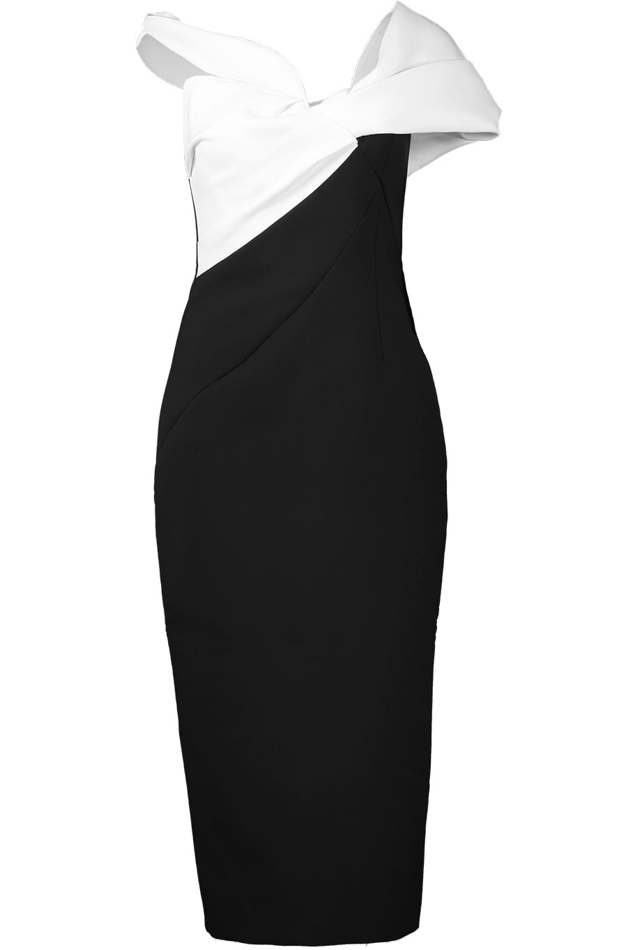 Matteo Draped Midi Dress - 1