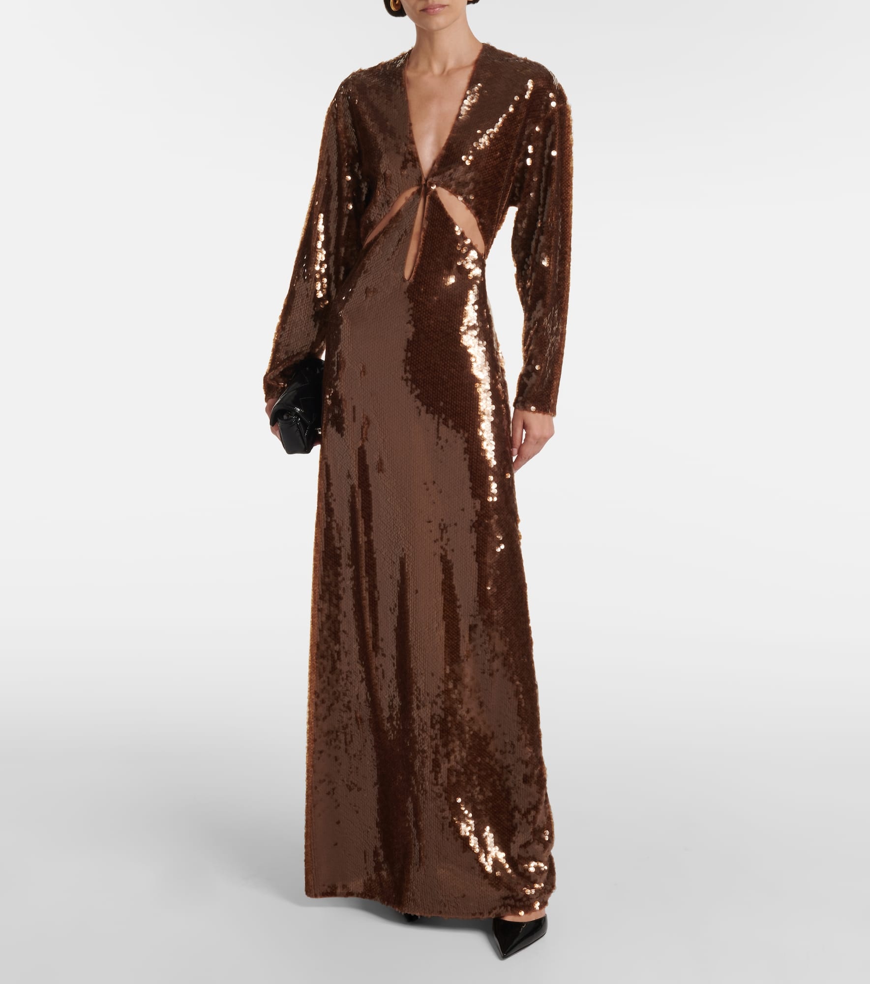 Triquetra sequined gown - 2