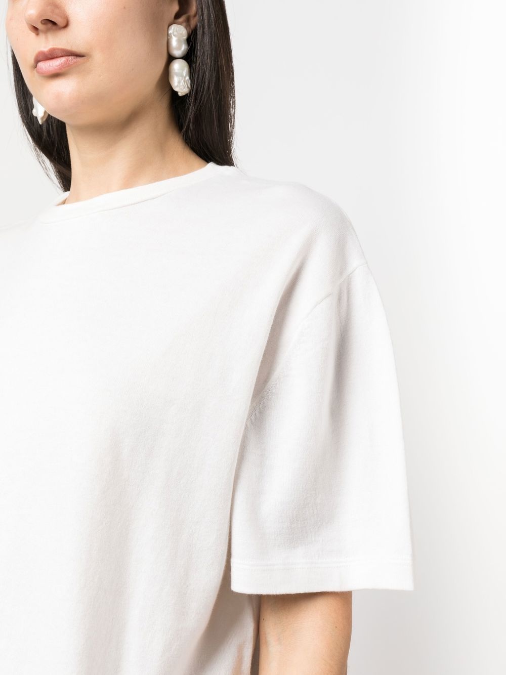 cotton-cashmere T-shirt - 5