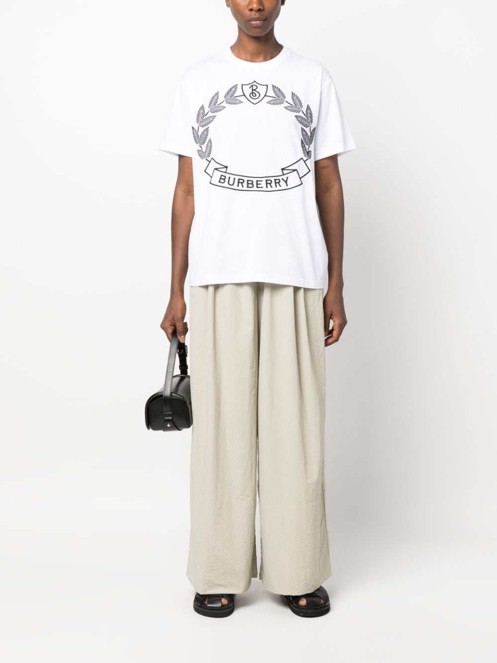 Burberry logo-print cotton T-shirt | REVERSIBLE