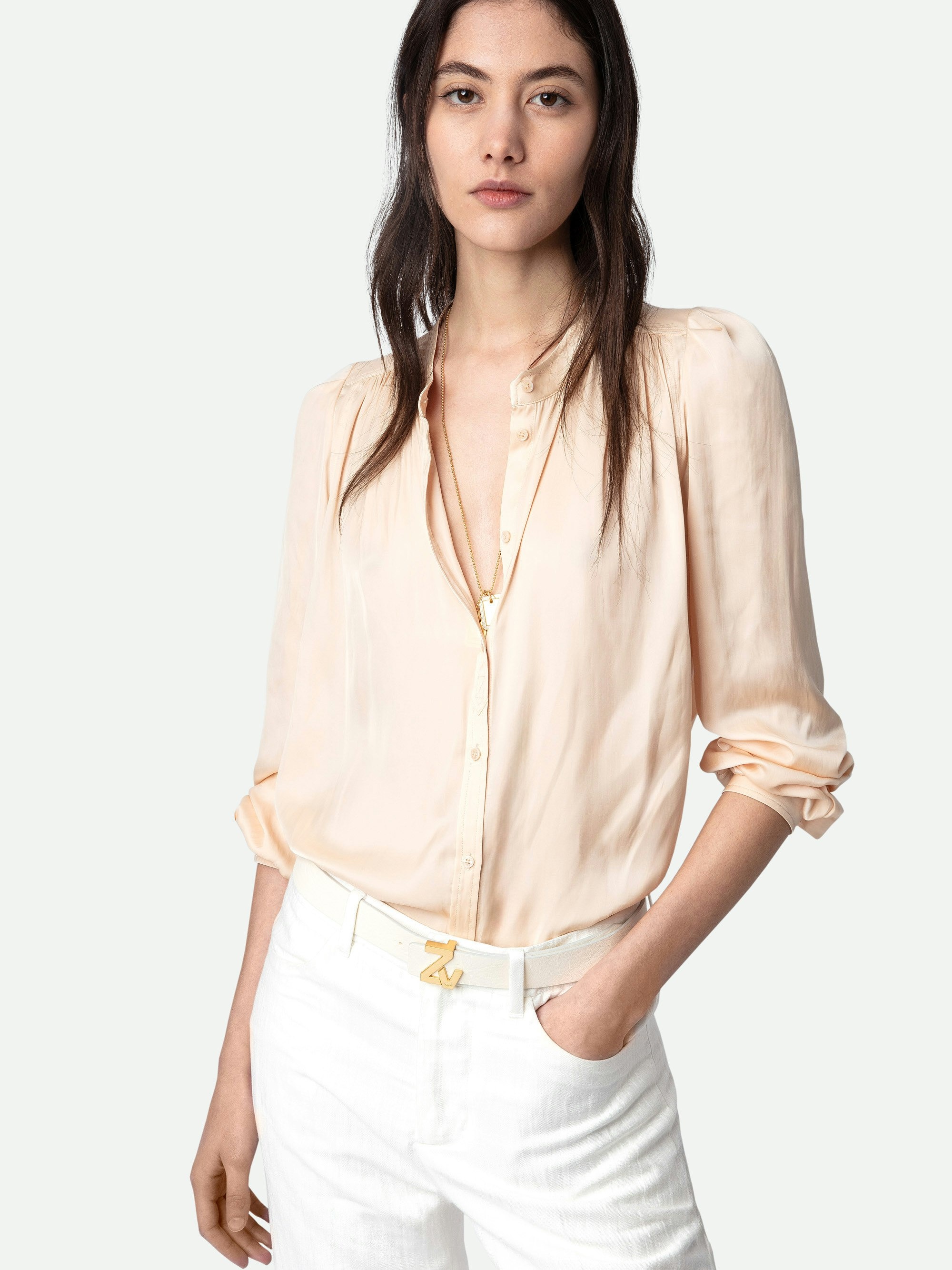 Tchin Satin Blouse - 6