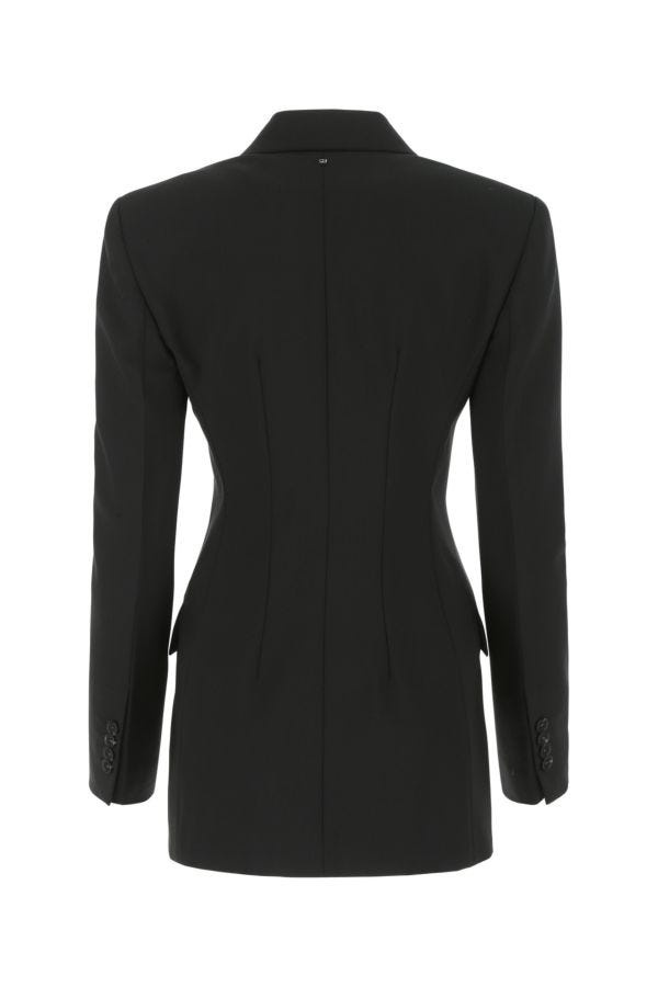 Black stretch wool Lella blazer - 2