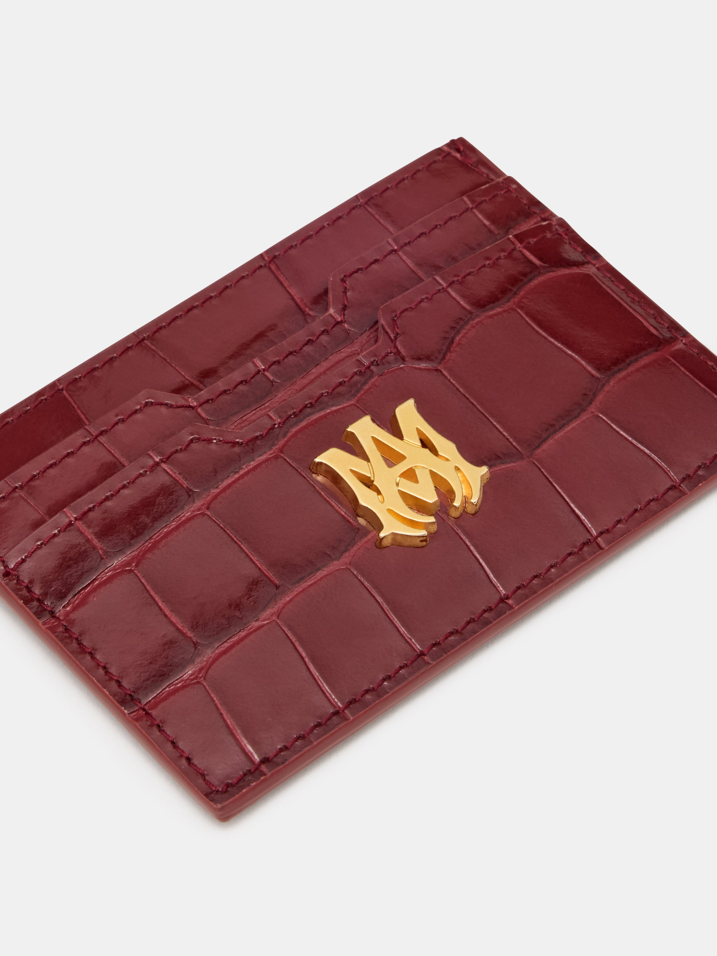 CROC EMBOSSED CARD HOLDER - 3
