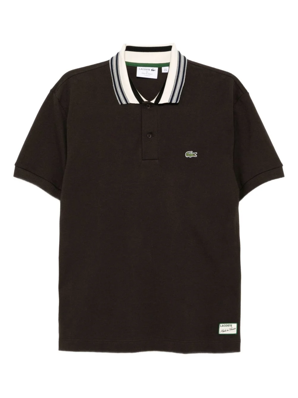 logo-embroidered polo shirt - 1
