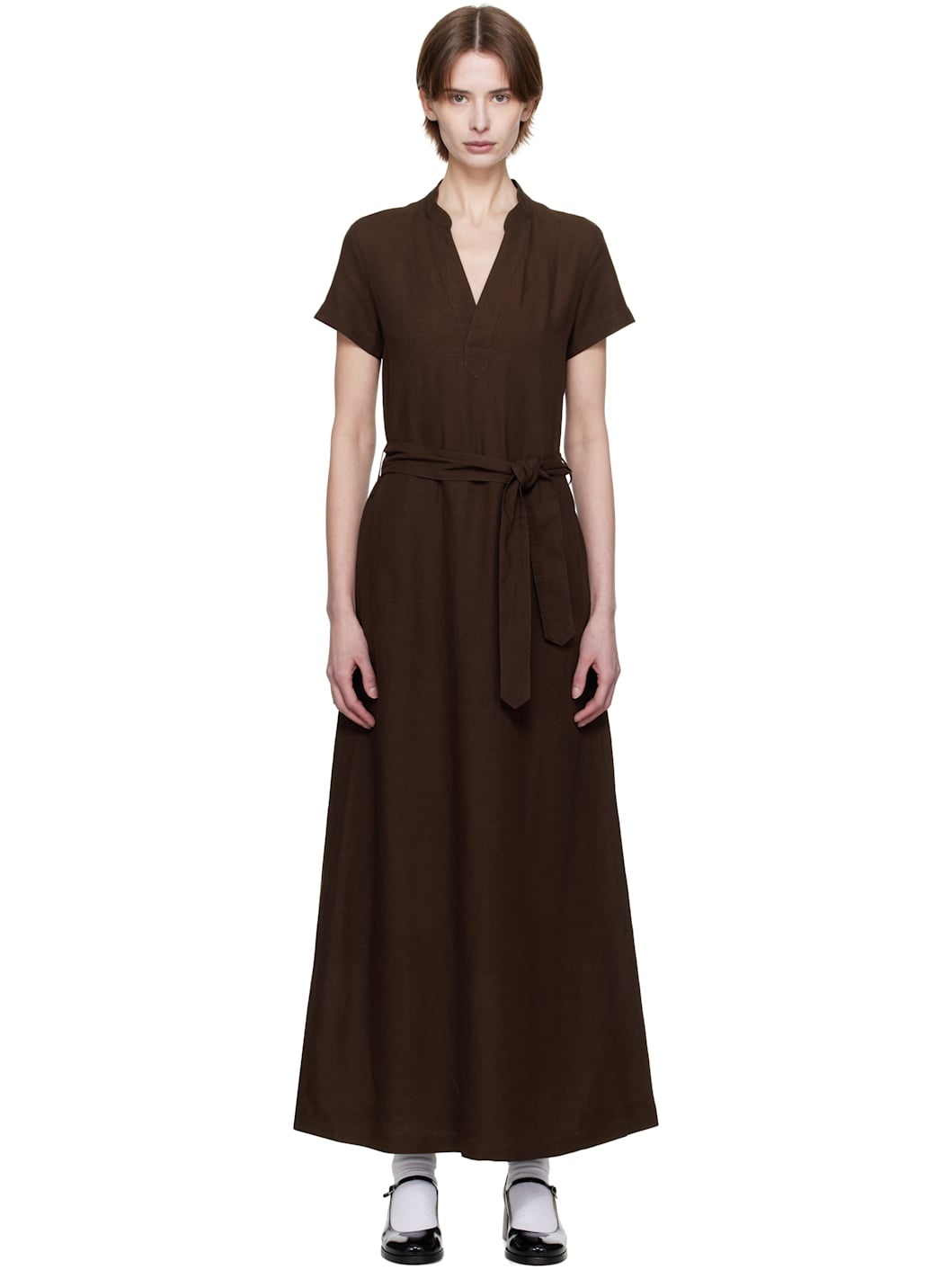Brown Annelie Midi Dress - 1