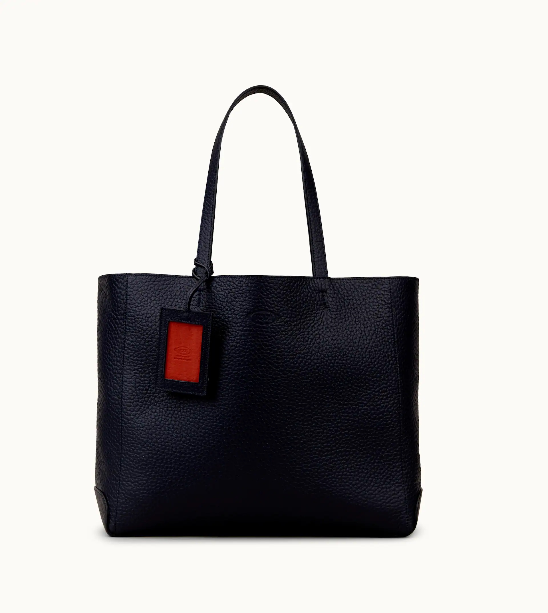 SHOPPING BAG MEDIUM - BLUE, ORANGE - 1