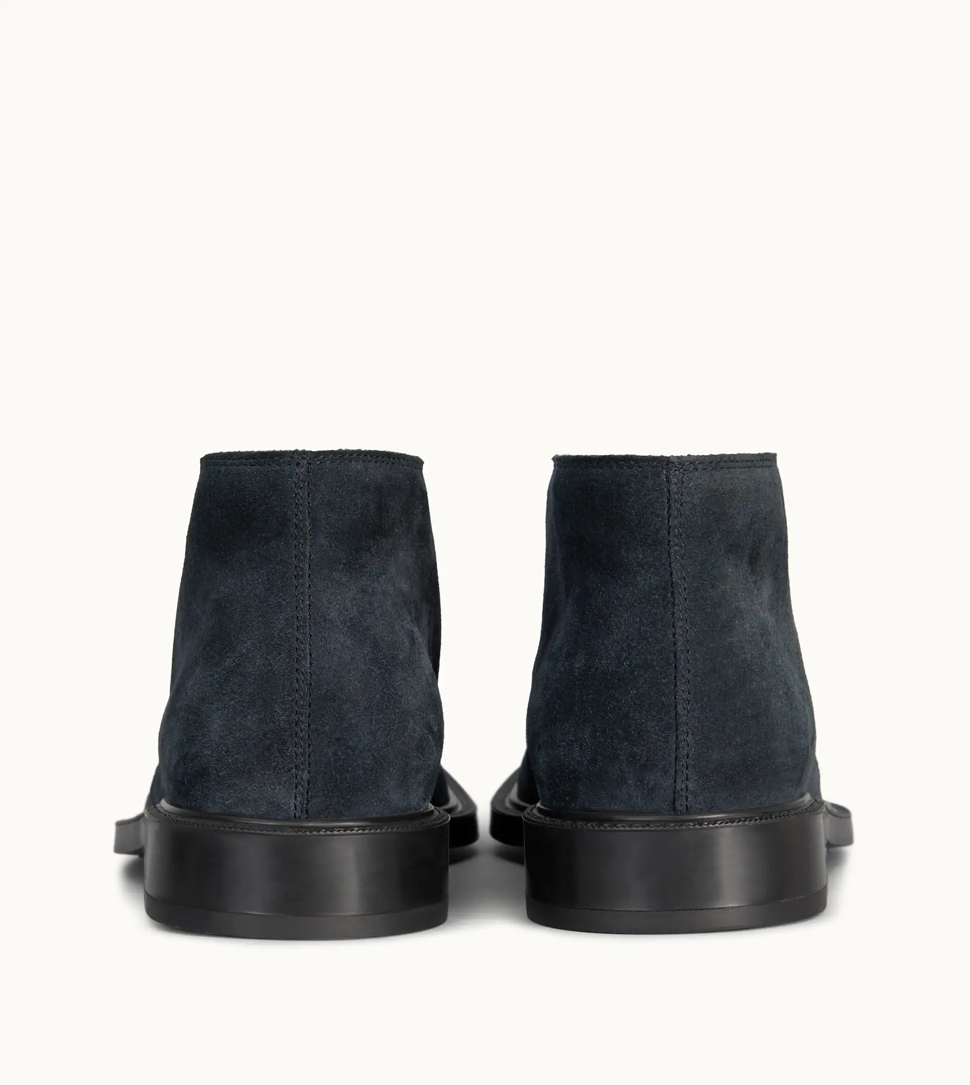 SHORT ANKLE BOOT IN SUEDE - BLUE - 3