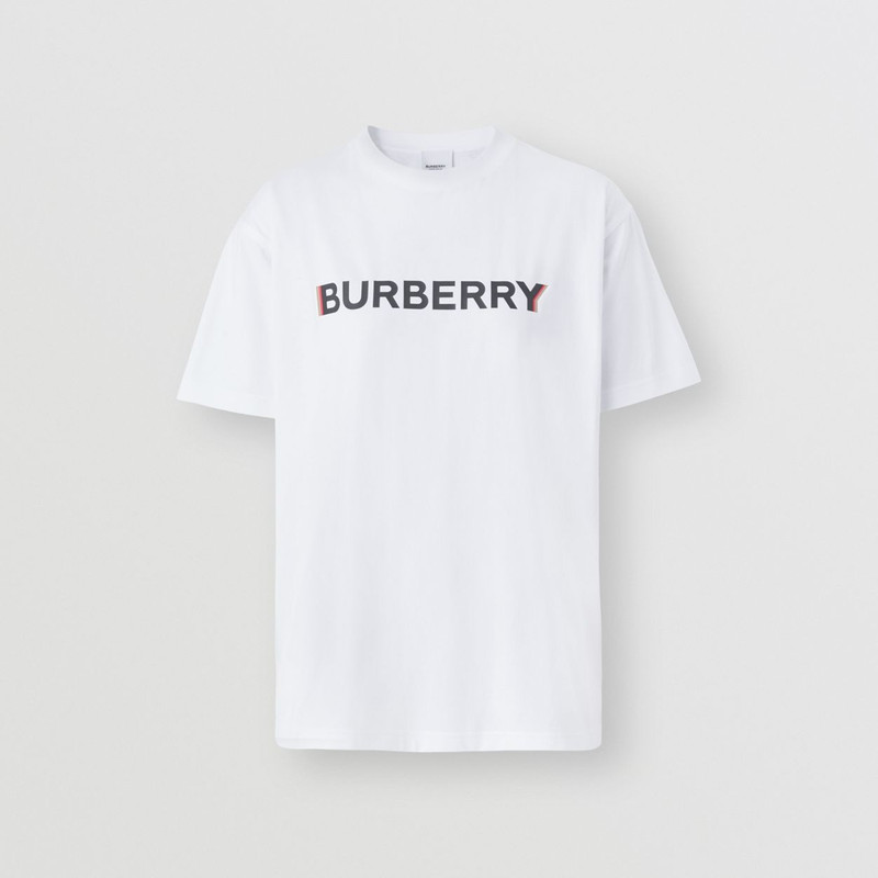Logo Print Cotton Oversized T-shirt 1