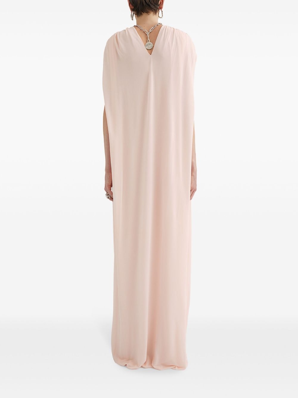 draped maxi dress - 3