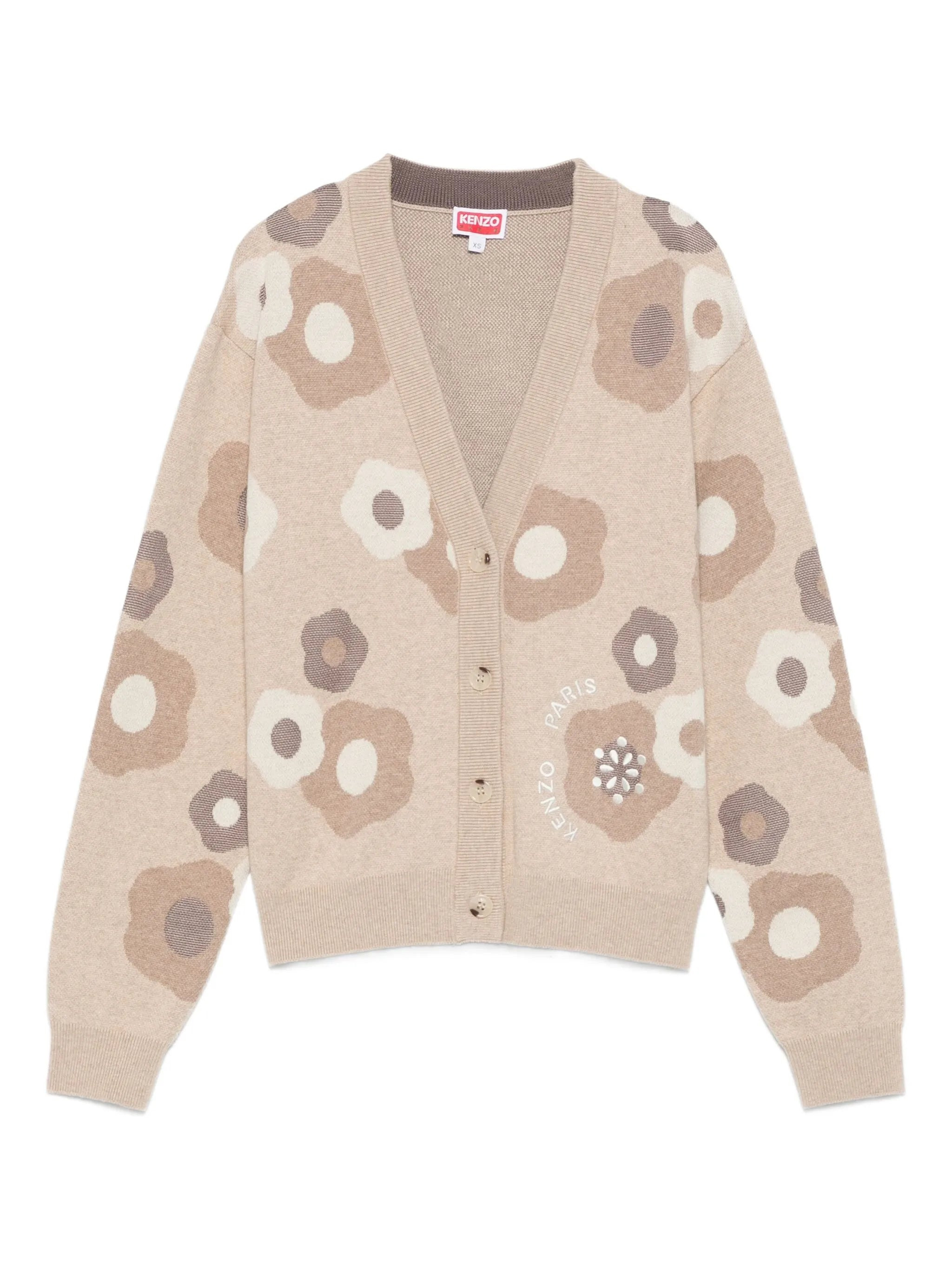 Kenzo Floral-print Button Cardigan - 1