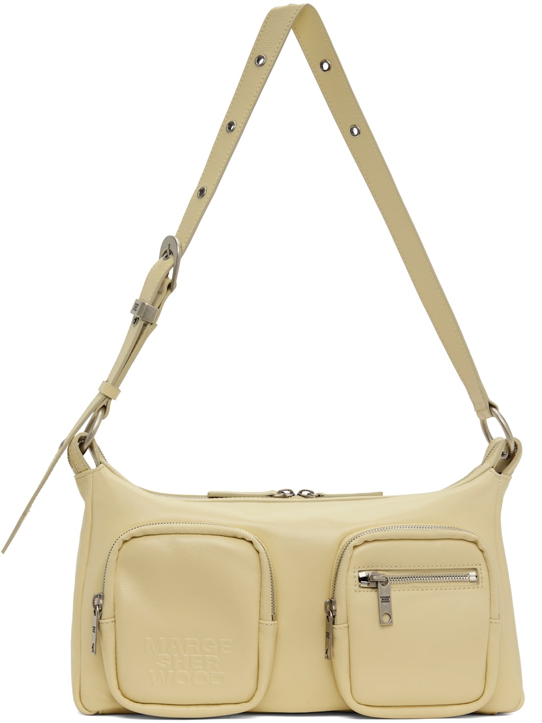Beige Outpocket Bag - 1