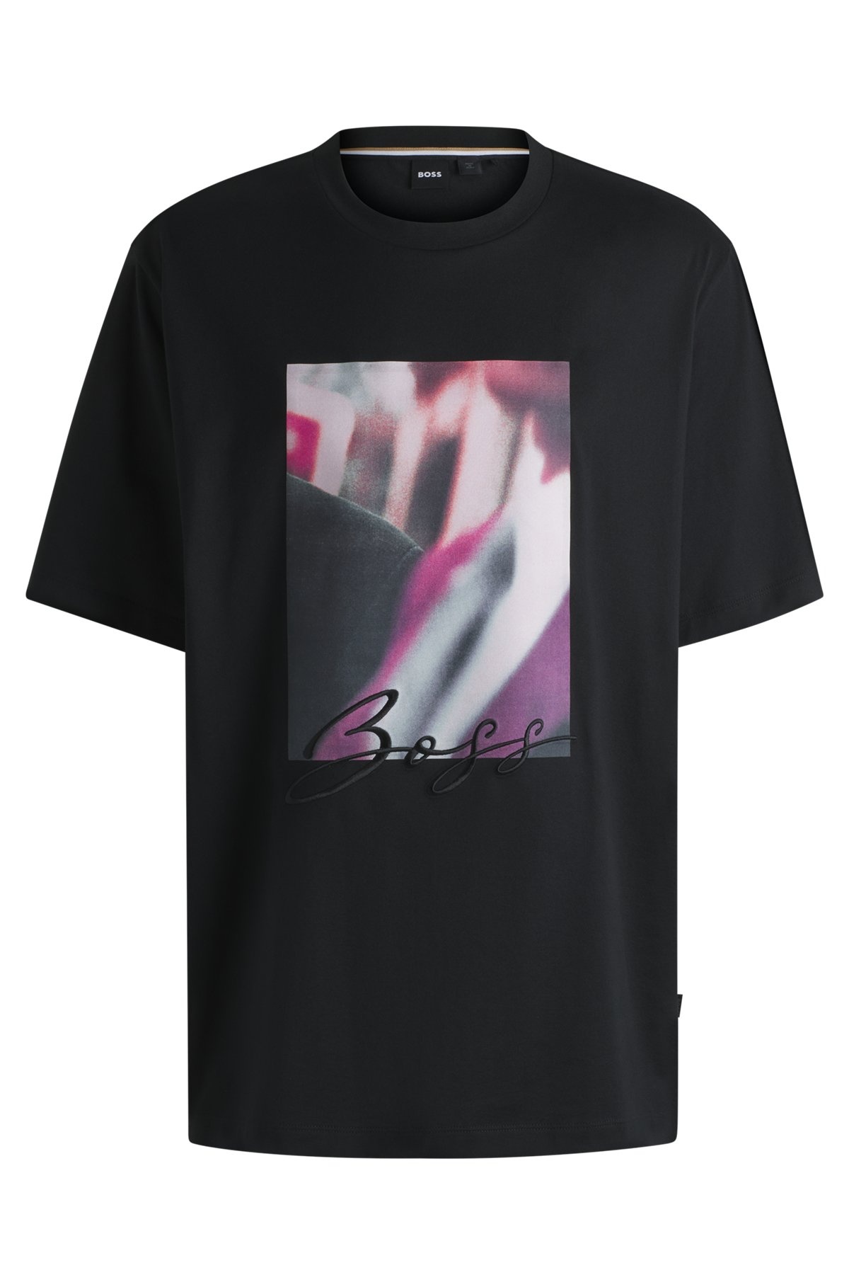 COTTON-JERSEY T-SHIRT WITH COLOURFUL ARTWORK - 1