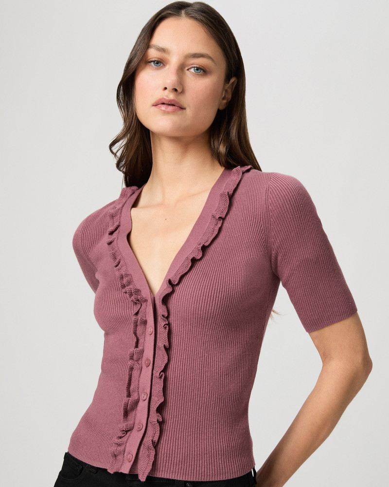 Demetra Short Sleeve Cardigan 1
