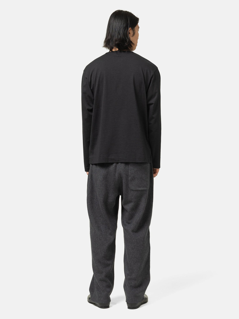 Slub Mix Sleeping Long Sleeve T 3