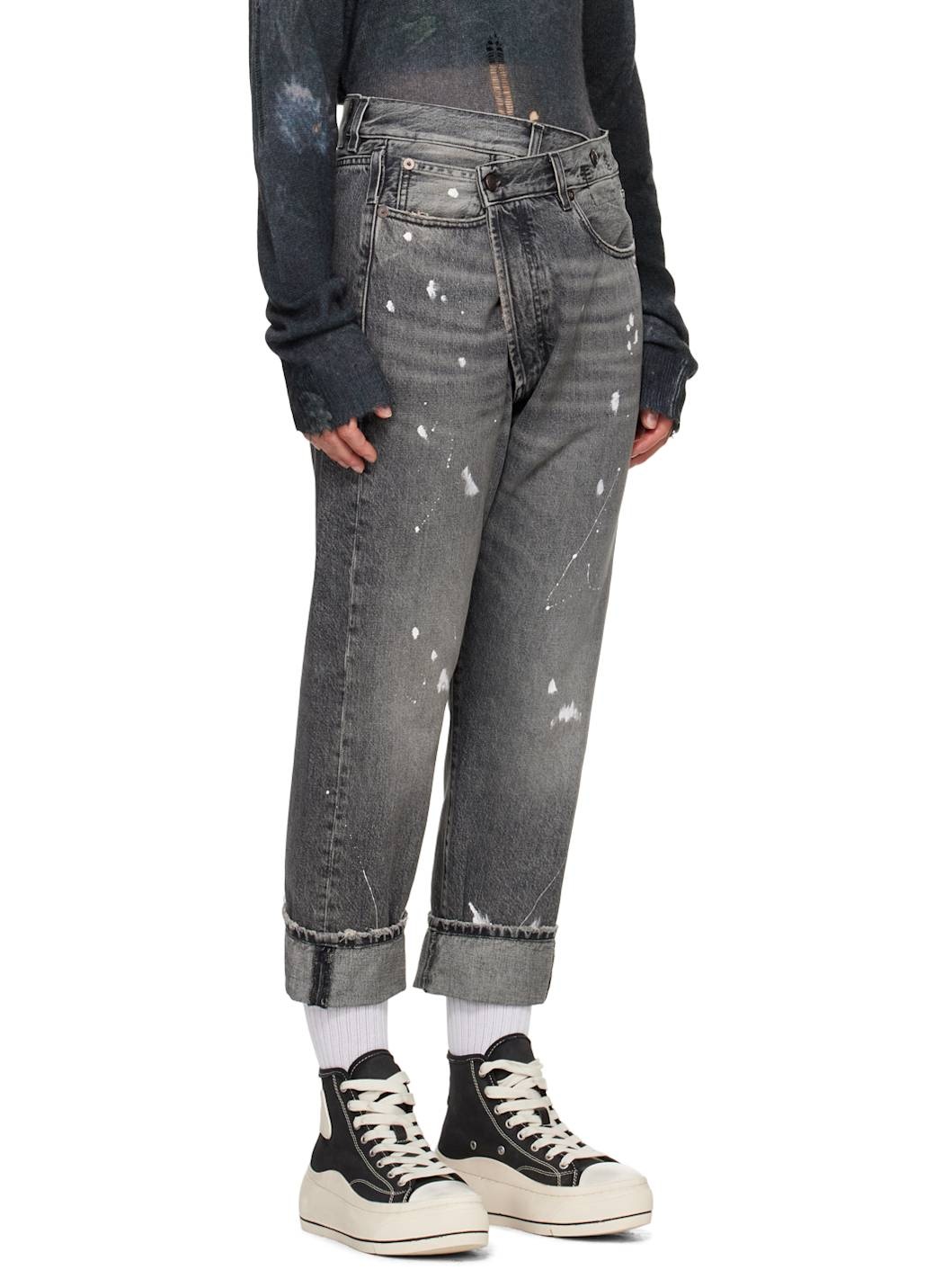 SSENSE Exclusive Black Crossover Jeans - 2