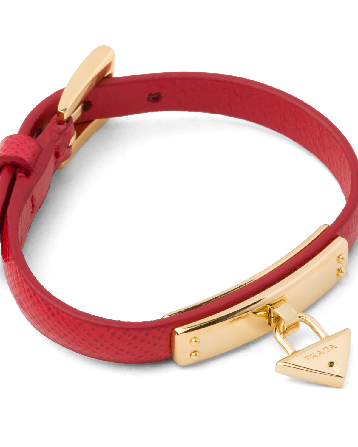 Saffiano leather bracelet - 3