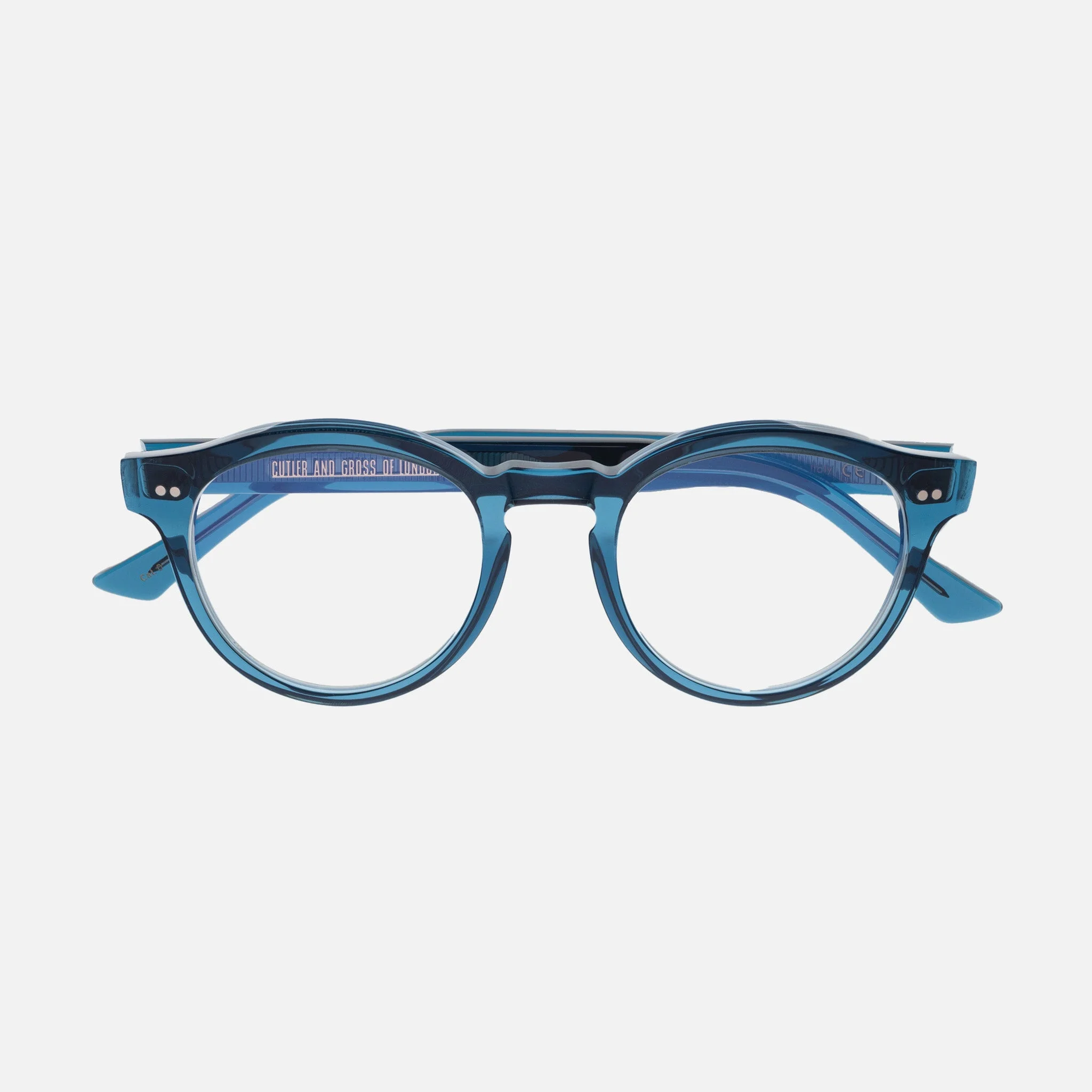 1378 BLUE LIGHT FILTER OPTICAL ROUND GLASSES - 1
