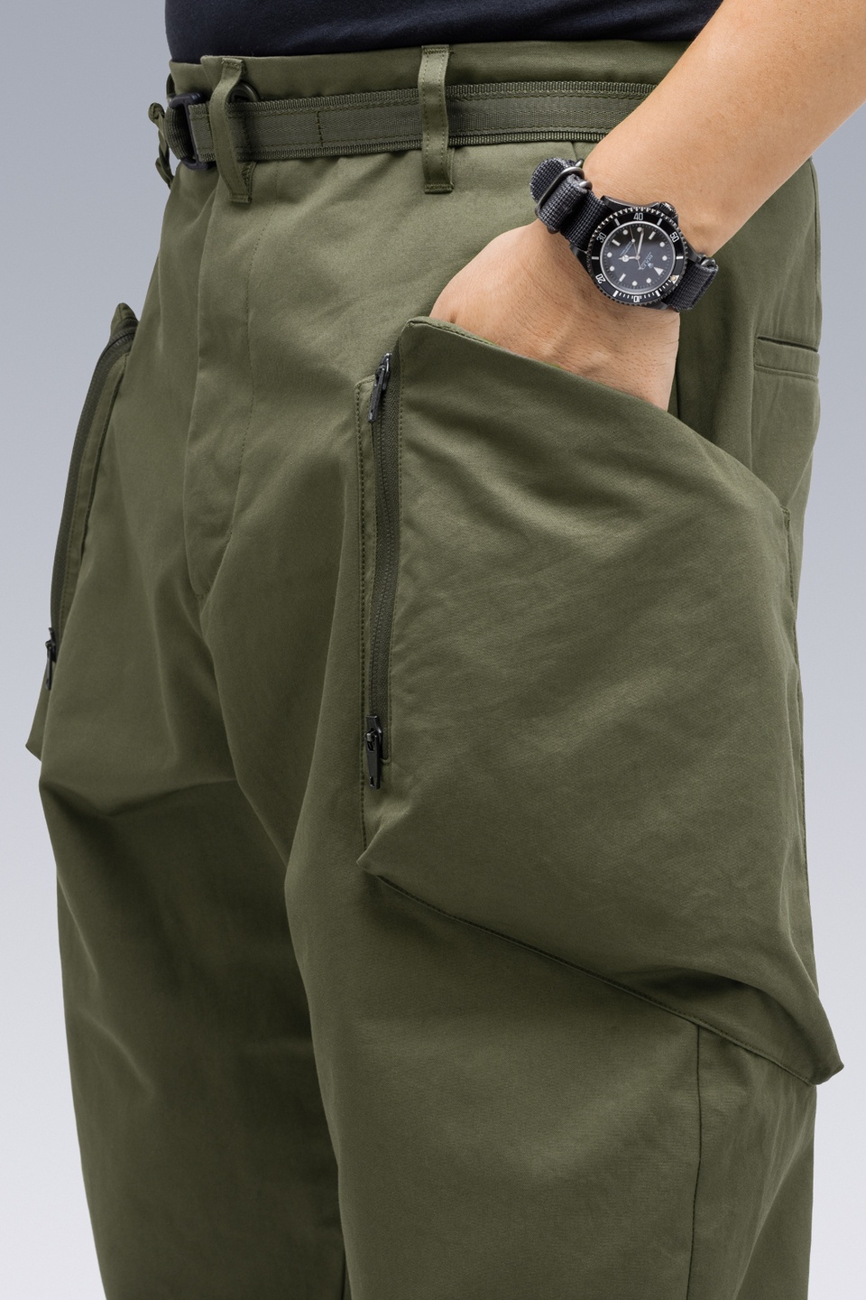 P32-S HD Cotton Cargo Pant RAF Green - 17