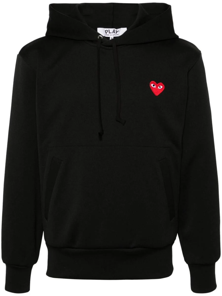 Comme Des Garçons COMME DES GARÇONS LOGO COTTON HOODIE - 1