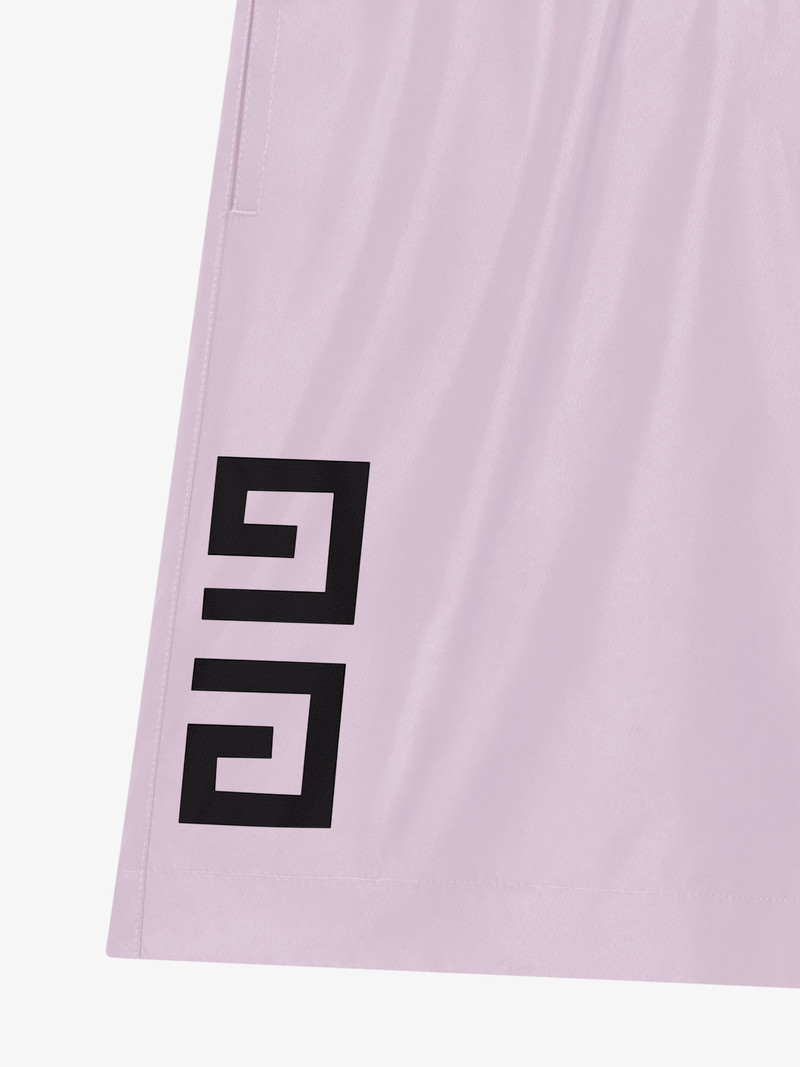 4G LONG SWIM SHORTS IN RECYCLED NYLON 5