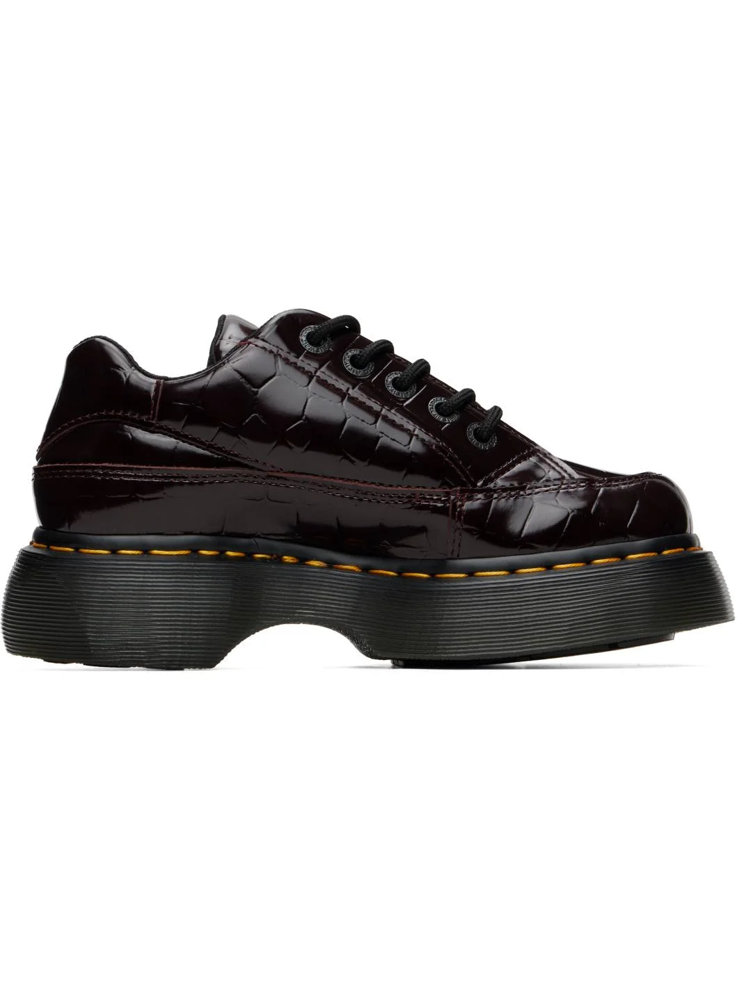 Burgundy Buzz 5-Eye Derbys - 1