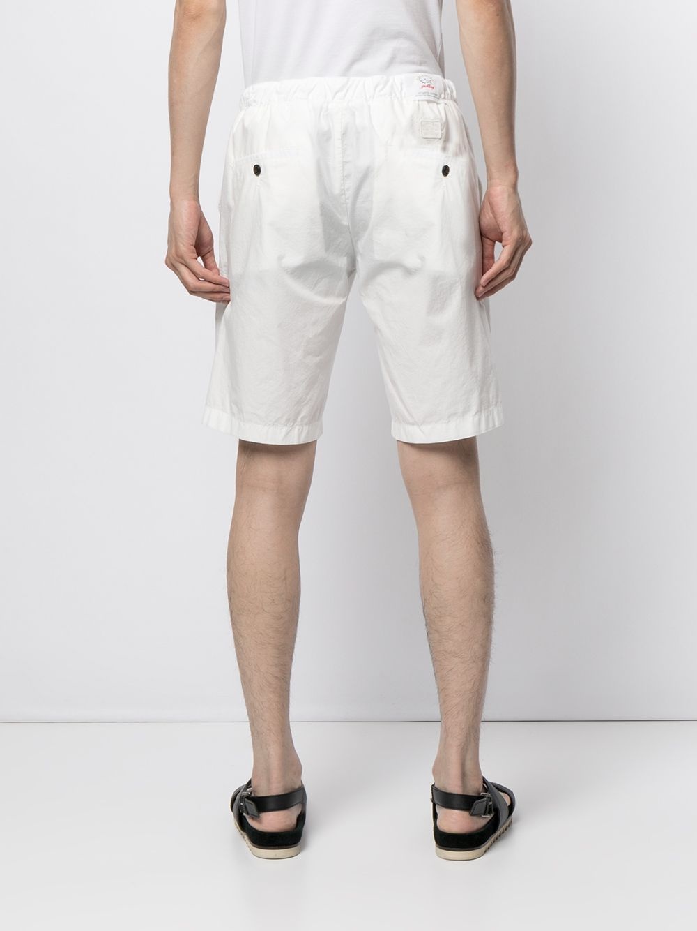 knee-length chino shorts - 4