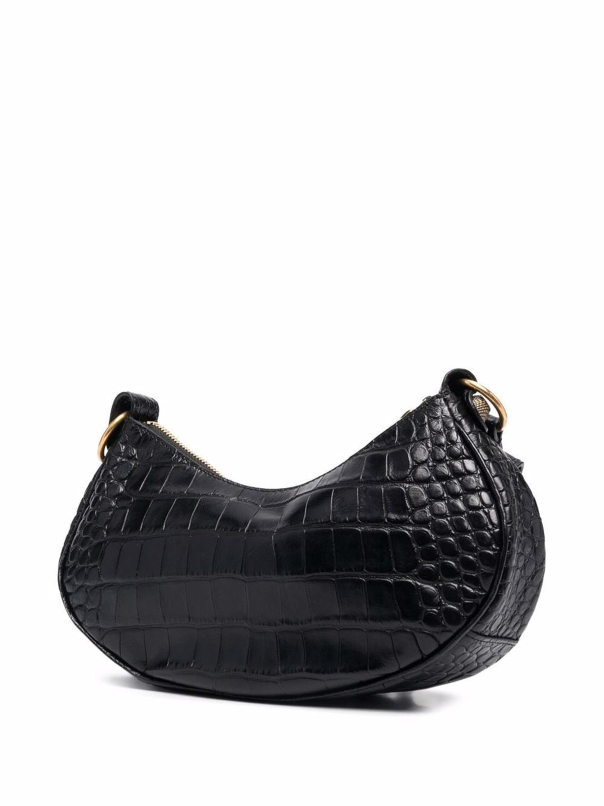 Le Cagole crocodile-embossed shoulder bag - 3