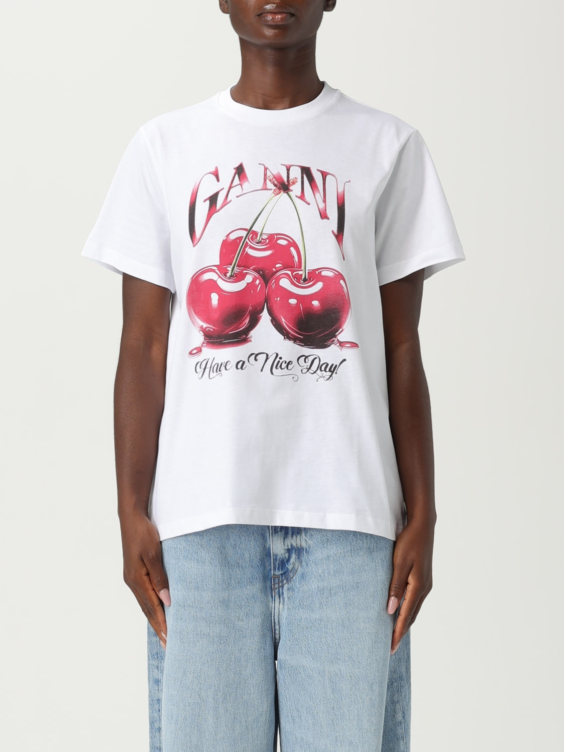 T-shirt woman Ganni - 1