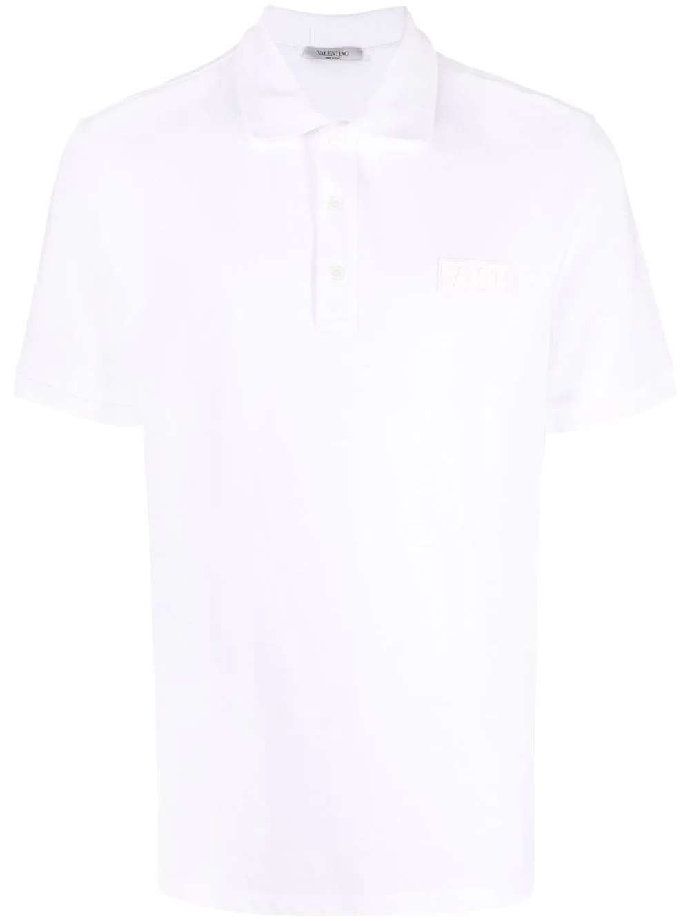 VLTN logo patch polo shirt - 1