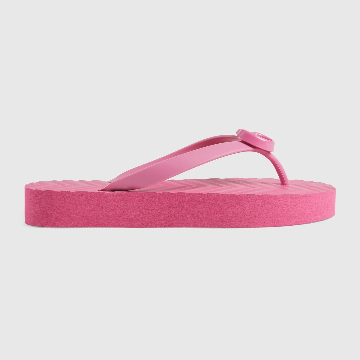 GUCCI Women's chevron thong sandal | REVERSIBLE