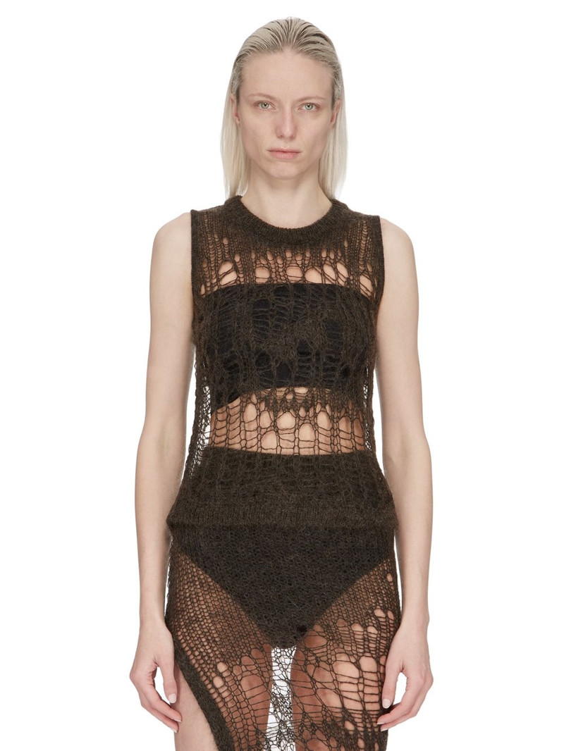 Spider open-knit tank top 1