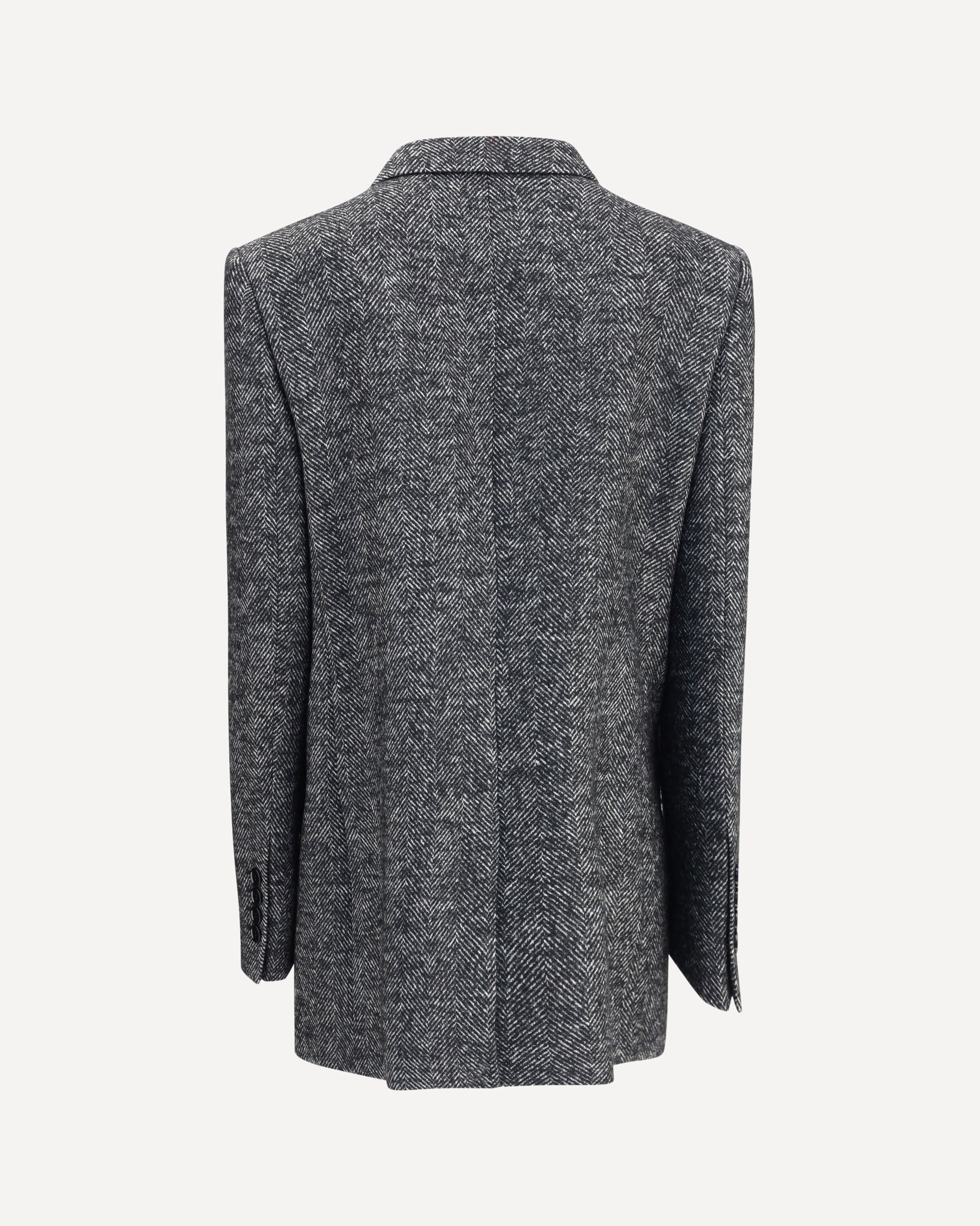 Double-breasted Chevron Blazer - 2